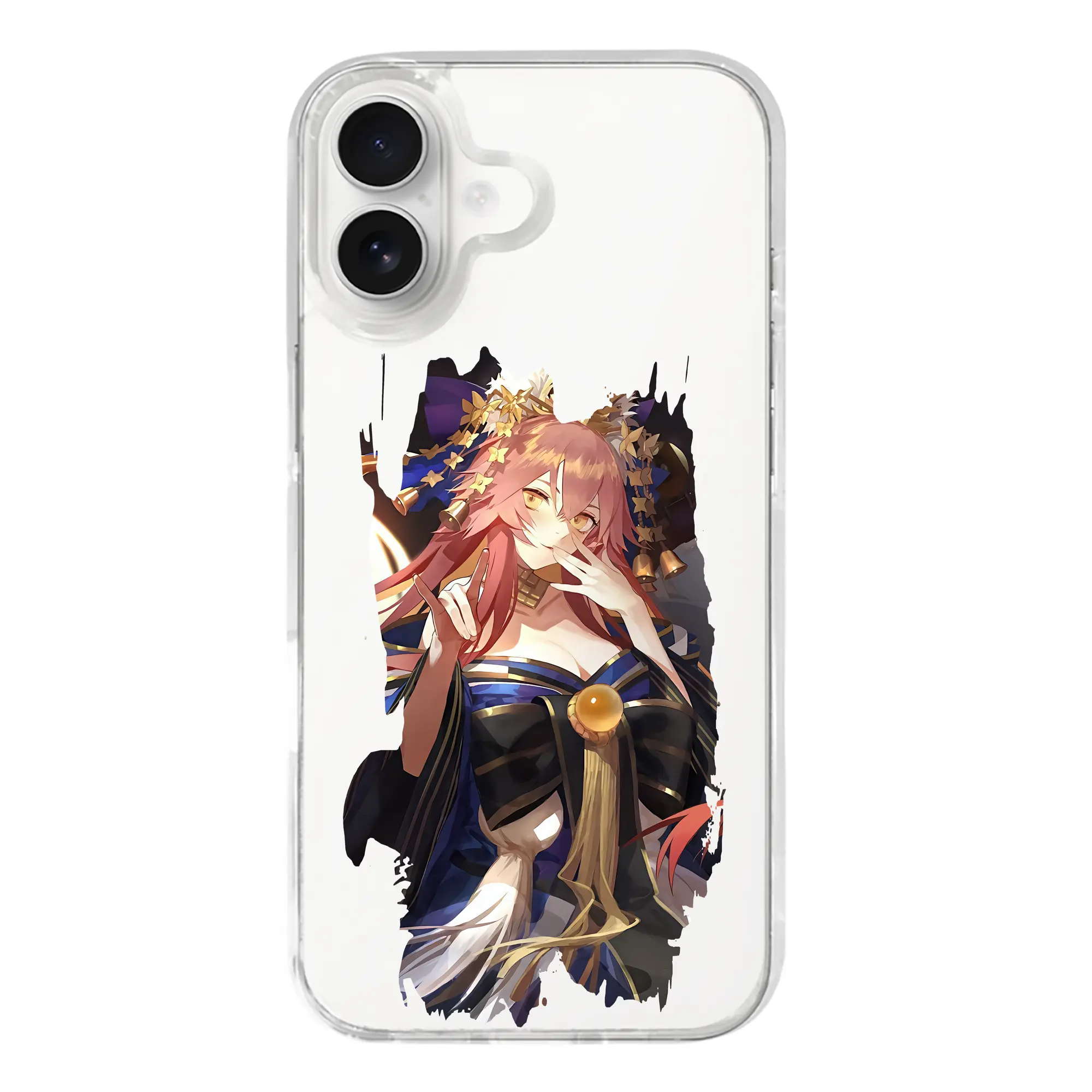 FGO グッズ,玉藻の前 - iPhone 17シリーズ 透明スマホケース – 薄型・耐衝撃・精密フィット保護カバー